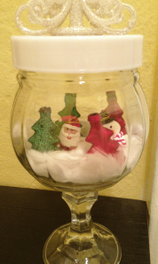 diy snow globe christmas jar santa deer penguin characters cheap fun creative decor 